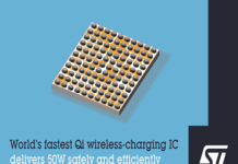 World's Fastest 50W Qi Wireless-Charging IC