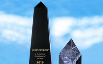 Mouser Electronics Named Bourns 2019 North American e-Commerce Distributor of the Year e-Commerce Distributor