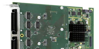 Digital I/O card with 32 channels and 125 MS/s for logic analysis or pattern generation