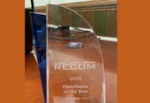 RECOM Power recognizes Digi-Key Electronics with the Distributor of the Year Award for 2020