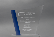Digi-Key Electronics Named Distributor of the Year