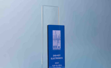 ECS Inc. recognized Digi-Key as the Top Global Strategic Partner for 2020 Digi-Key Named Top Global Strategic Partner by ECS Inc.