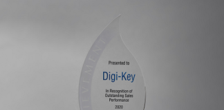 Digi-Key Recognized for Outstanding Sales Performance