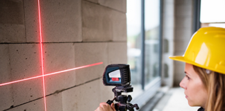 Construction-Site-Laser-Level