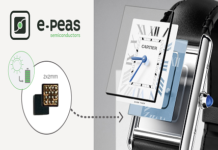 First Solar Energy Harvesting Watch powered with E-PEAS Power Management Solution Cartier solar watch