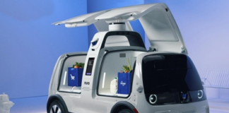 Nuro's third-generation autonomous delivery vehicle features greater payload.