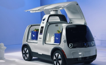 Nuro's third-generation autonomous delivery vehicle features greater payload.