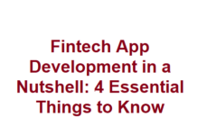 Fintech App Development