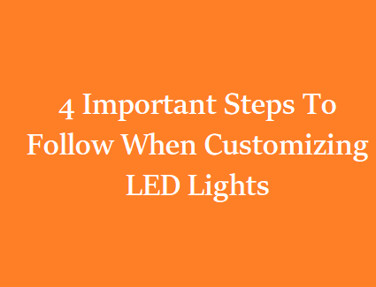 Customizing LED Lights