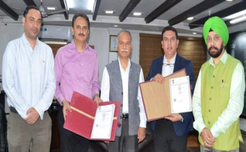 University of Jammu Special Purpose Vehicle foundation signed MoU with The Electronics Sector Skill Council of India Electronics Sector Skill Council of India