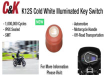 Cold White Illuminated Key Switch