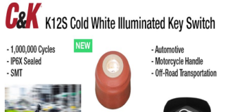 Cold White Illuminated Key Switch