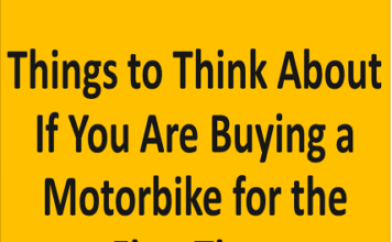 Buying a Motorbike for the First Time