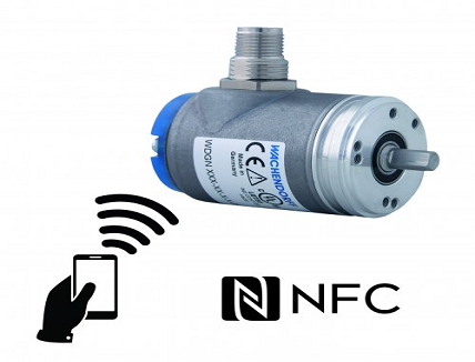 encoder configurable via NFC