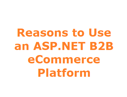 ASP.NET B2B eCommerce