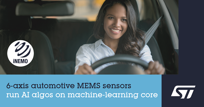automotive IMU with embedded machine learning