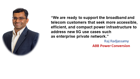 ABB power Conversion offerings for 5G for Indian telecom companies
