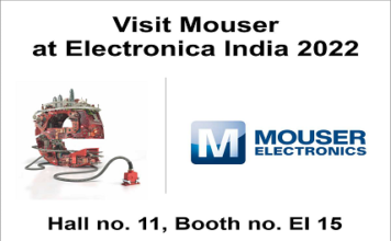 Mouser Exhibits at Electronica India as Major Sponsor Electronica India