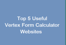 Vertex Form Calculator