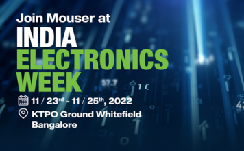 Mouser Powers Exchange of Ideas at India Electronics Week 2022 India Electronics Week 2022