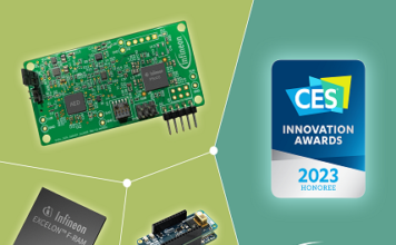 Infineon named CES 2023 “Innovation Awards Honoree” for EXCELON F-RAM, XENSIV CSK & Smart Alarm System Smart Alarm System