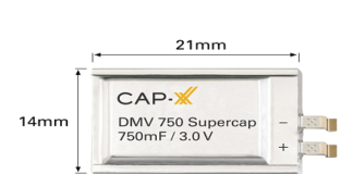 750mF Prismatic Supercapacitor