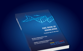 RECOM’s latest publication EMC ‘Book of Knowledge’ explains EMC & its implications EMC 'Book of Knowledge'