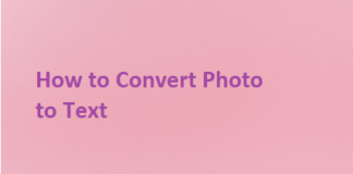 Convert Photo to Text