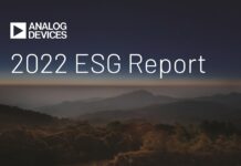 Analog Devices Unveils Latest Environment, Social, and Governance Report for 2022Analog Devices Unveils Latest Environment, Social, and Governance Report for 2022