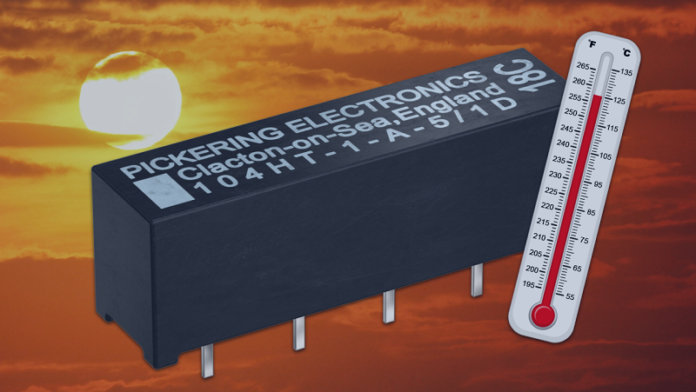 Miniature High Voltage Reed Relay Series 104HT