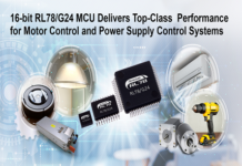 16-bit RL78/G24 MCU for power-sensitive applications.