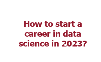 career in data science