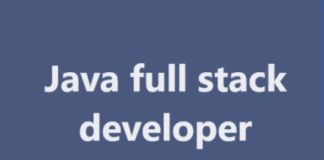 Java full stack developer skills