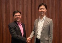 Transphorm CEO Dr. Primit Parikh and Renesas CEO Hidetoshi Shibata