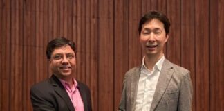 Transphorm CEO Dr. Primit Parikh and Renesas CEO Hidetoshi Shibata