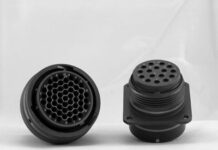 Miniature cylindrical Conesys MIL-DTL-26482 connectors now available through Powell Electronics Powell - Conesys 300dpi