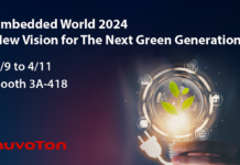 Nuvoton Technology for Green Energy, Endpoint AI, and Automotive Applications at Embedded World 2024