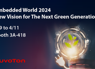 Nuvoton Technology for Green Energy, Endpoint AI, and Automotive Applications at Embedded World 2024