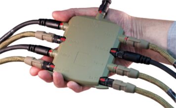 The STAR-PAN data hub from Glenair enhances combat situational for soldiers and is in stock at Powell Electronics Powell Glenair Star-Pan Multiport USB data hub