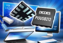 Self-Adapting USB 2.0 Signal Conditioner IC from Diodes Incorporated Saves Power and Simplifies System Design DIO1087_image_PI5USB212