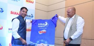 Infinity Learn partners with Sahaj. Left - Ujjwal Singh (Founding CEO Infinity Learn by Sri Chaitanya) Right - Rishi Raj Singh (COO, Strategy and Operations Sahaj)