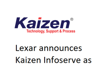 Lexar announces Kaizen Infoserve as its Pan India service partner