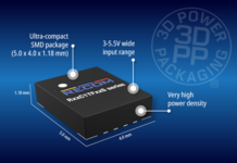 1W Isolated and Regulated DC/DC is just 1.18mm tall Regulated DC/DC