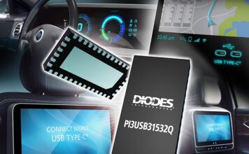 Diodes Inc. Unveils 10Gbps Auto-Compliant USB-C Crossbar Switch for Simplified In-Vehicle Connectivity 10Gbps Automotive-Compliant Crossbar Switch