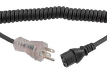 coiled stretch cable