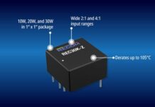 Wide Input DC/DCs Offer up to 30W in 1″ x 1″ Packages DC/DCs