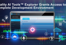 New Reality AI Explorer Tier Offers Free Access to Comprehensive Evaluation “Sandbox” of Powerful AI/ML Development Environment Reality AI Explorer Tier