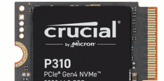Crucial P310 2230 Gen4 NVMe solid-state drive