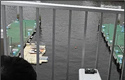 Demonstration experiment in Tokyo Bay