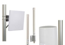 Wi-Fi 6e/7 omni and flat-panel antennas